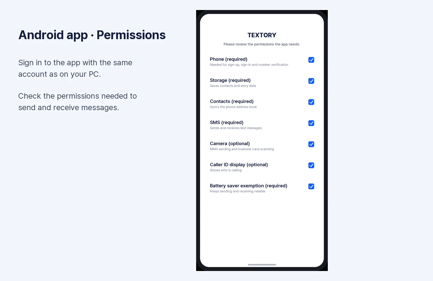 Check permissions and battery saver